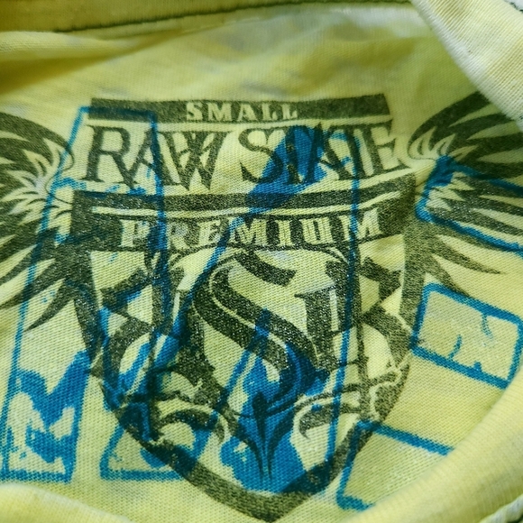 Raw State Redemption Burnout T-Shirt Size S Grunge Affliction Style - Picture 3 of 8